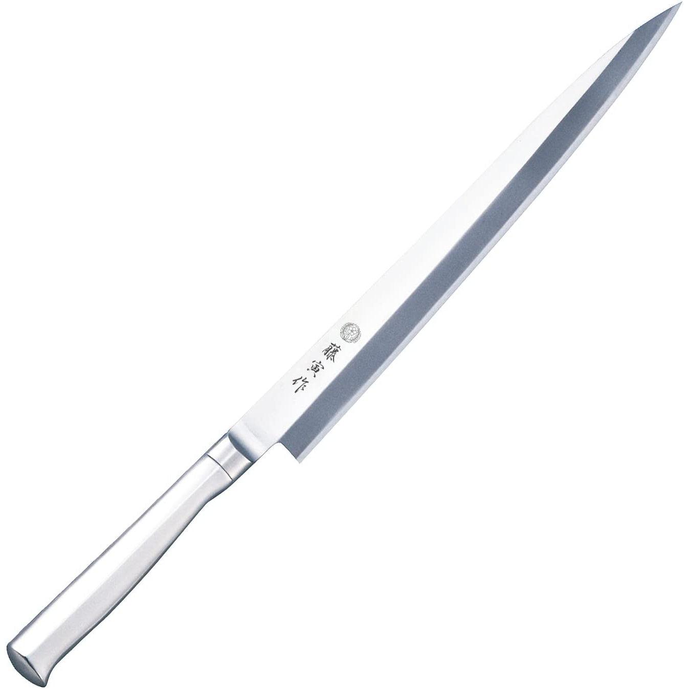 Tojiro Fujitora Molybdenum Vanadium Steel All Metal Yanagiba Knife 300mm FU-624 - YOYO JAPAN