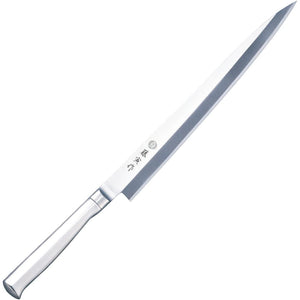 Tojiro Fujitora Molybdenum Vanadium Steel All Metal Yanagiba Knife 300mm FU-624 - YOYO JAPAN