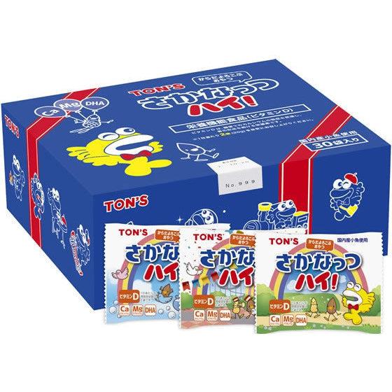 Ton's Sakanuts Hi! Dried Fish Snack with Mixed Nuts (Pack of 30 Bags) - YOYO JAPAN
