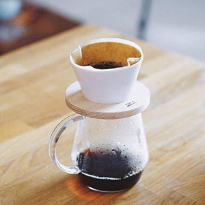 Torch Donut White Porcelain Coffee Dripper - YOYO JAPAN