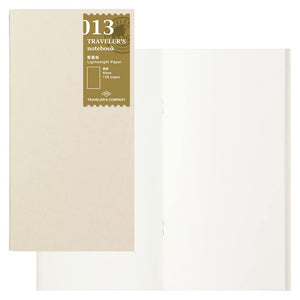Midori Traveler's Notebook Refill Lightweight Paper Regular Size 14287006 - YOYO JAPAN