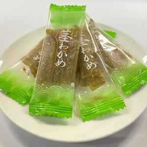Ume Plum & Bonito Flavored Wakame Stems Seaweed Snack 63g (Pack of 3) - YOYO JAPAN