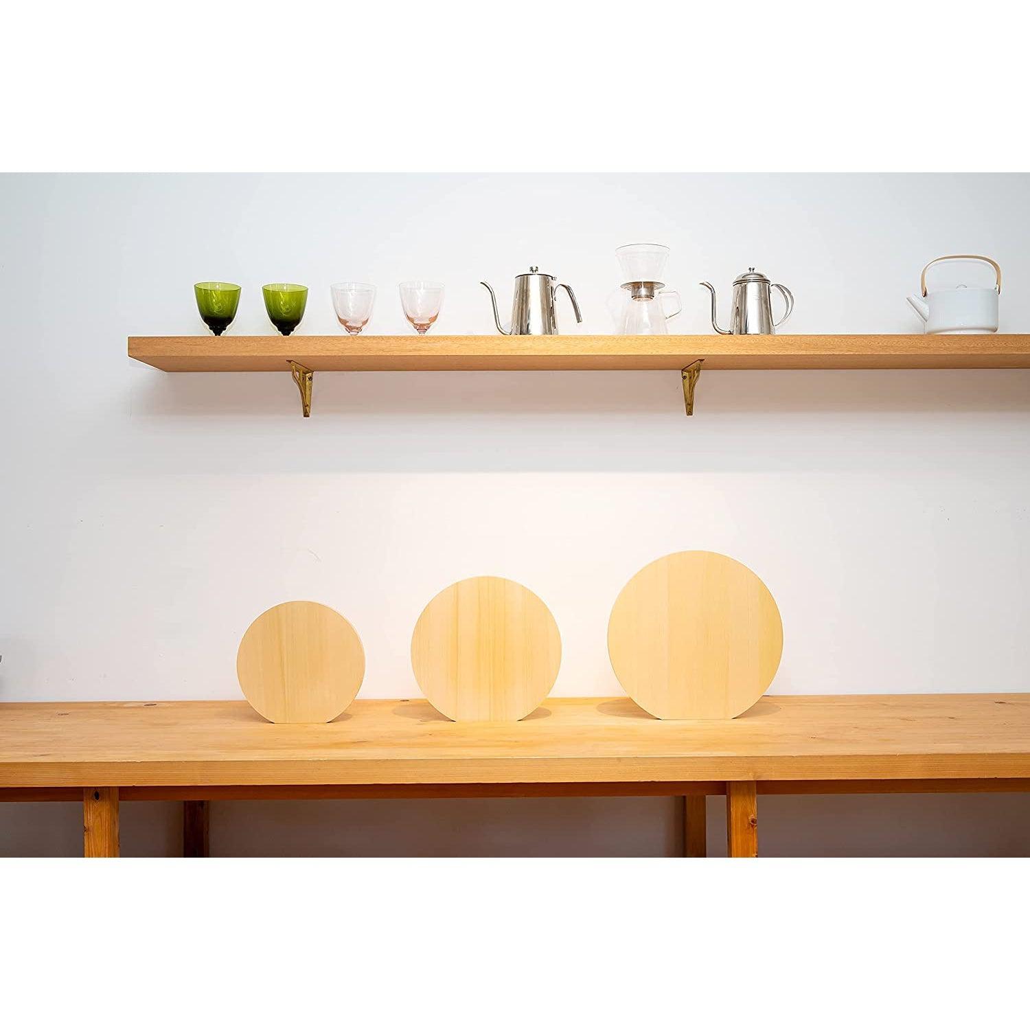 Umezawa Round Hinoki Cutting Board - YOYO JAPAN