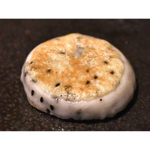 Usagimochi Azuki Bean Paste Filled Dried Mochi Snack Black Sesame Flavor 120g - YOYO JAPAN