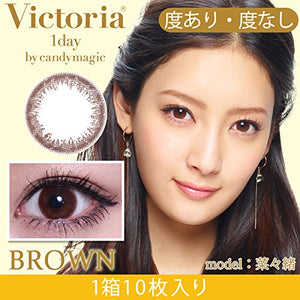 Victoria 1Day By Candy Magic Black 10Pcs No Degree Japan - ±0.00 10 - YOYO JAPAN