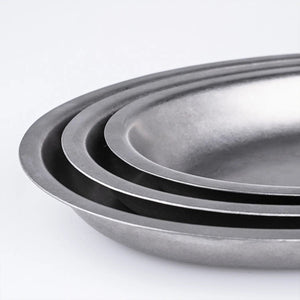 Aoyoshi Vintage Inox Stainless Steel Oval Bowl 208Mm Made In Japan - YOYO JAPAN