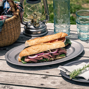 Aoyoshi Japan Vintage Inox Stainless Steel Oval Plate 196Mm - YOYO JAPAN