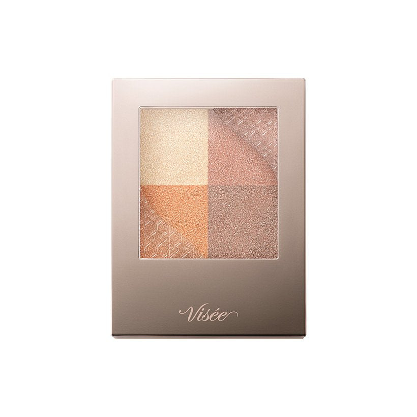 Visee Nuance Dewy Creator Glossy Four Color Eyeshadow Palette 5g - YOYO JAPAN