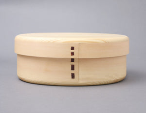 Ruozhao Japan Magewappa Cover Single Tier Lunch Box Oval Earl Finish Natural Life01 - YOYO JAPAN