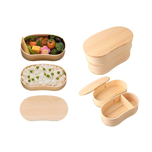 Ruozhao Japan Wakacho Wappa 2-Tier Bento Box Fh24W - YOYO JAPAN