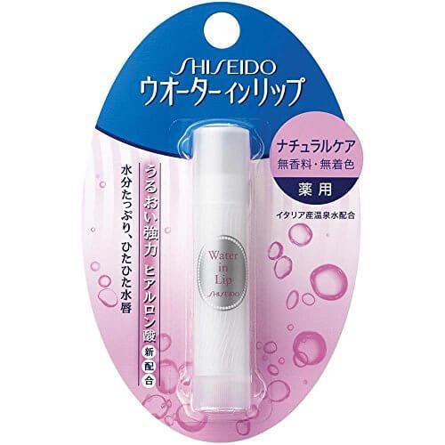 Water in Lip Natural Care Medicated 3.5g, No Artificial Coloring or Fragrances - YOYO JAPAN