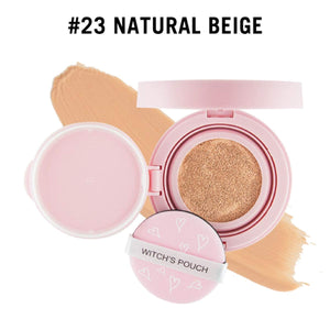 Witch'S Pouch Moisturizing Cover Cushion No.23 Natural Beige Japan 1Pc - YOYO JAPAN