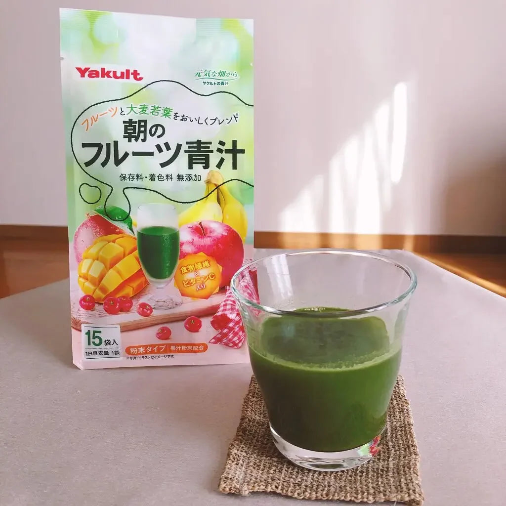 Yakult Fruit-Based Green Juice Nutritious Health Drink 15 Sticks - YOYO JAPAN