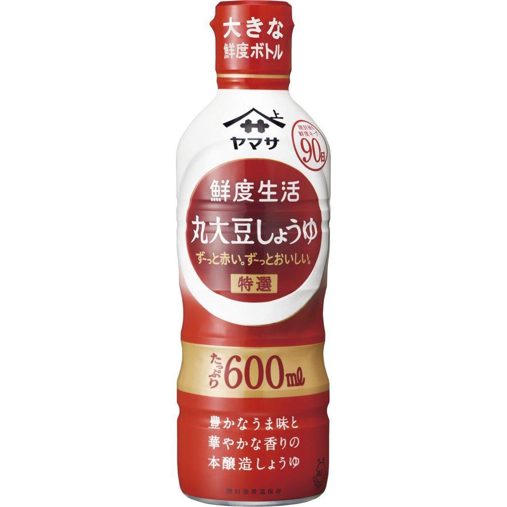 Yamasa Whole Soybean Soy Sauce 600ml - YOYO JAPAN