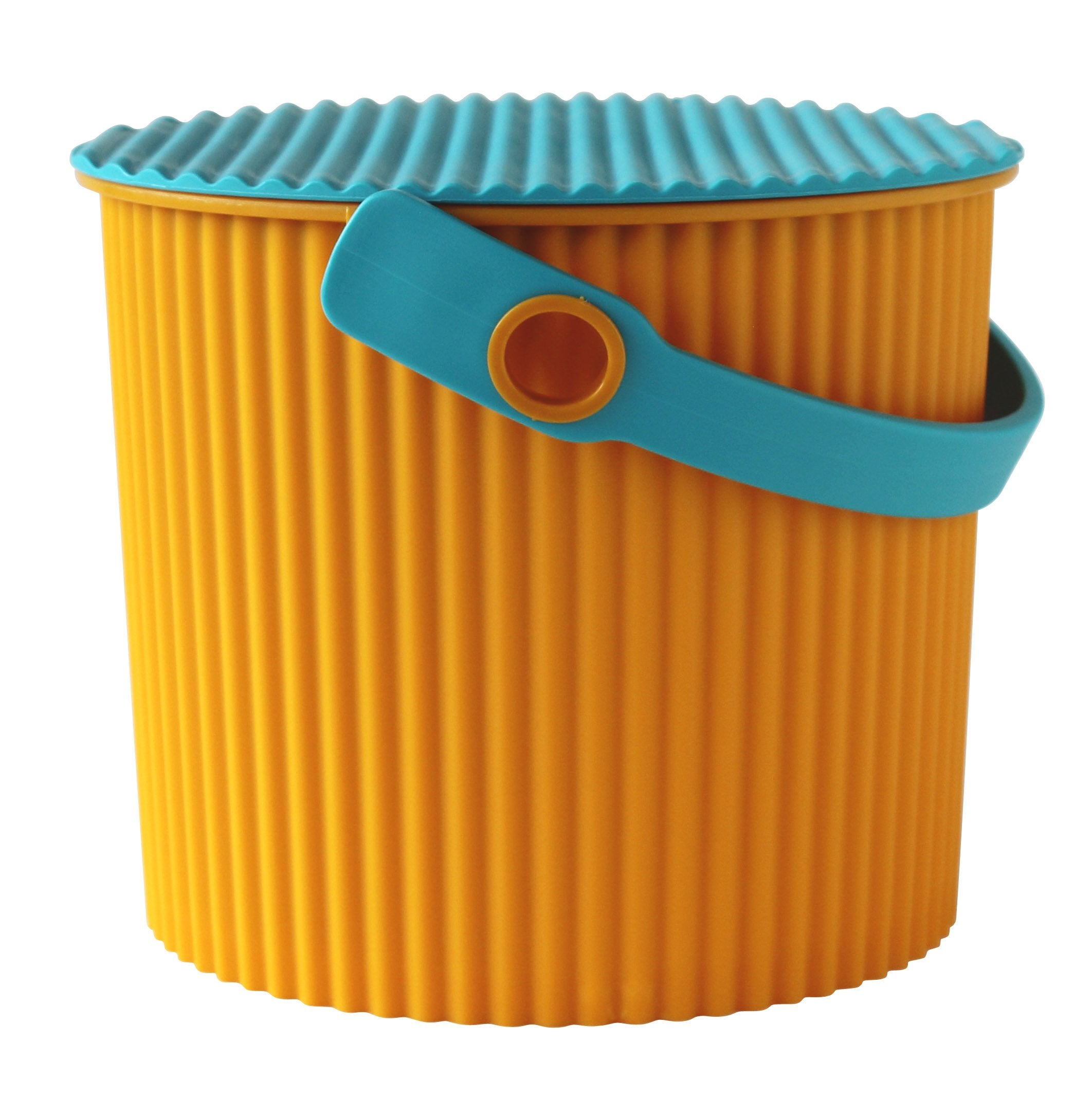 Sceltevie Japan Yawata Kasei Bucket With Lid Mini 4L Orange 236290 - YOYO JAPAN