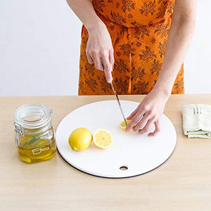 Yoshikawa Kurihara Harumi Round Chopping Board 35cm - YOYO JAPAN