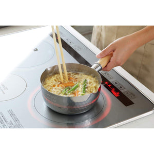 Yoshikawa Yukihira Saucepan Stainless Steel Pot 1.2 Quart 16cm YH6751 - YOYO JAPAN