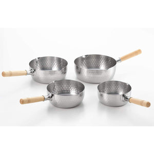 Yoshikawa Yukihira Saucepan Stainless Steel Pot 1.2 Quart 16cm YH6751 - YOYO JAPAN
