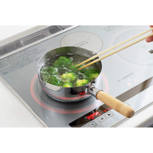 Yoshikawa Yukihira Saucepan Stainless Steel Pot 1.7 Quart 18cm YH6752 - YOYO JAPAN