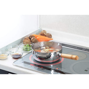 Yoshikawa Yukihira Saucepan Stainless Steel Pot 2.2 Quart 20cm YH6753 - YOYO JAPAN