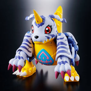 155mm Digivolving Spirits 02 Digimon Metalgarurumon Figure Bandai, vibrant colors, designed for anime enthusiasts
