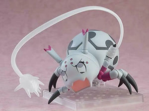 Close-up of Good Smile Company Nendoroid No.1559 So I'm A Spider, So What? Kumoko Figure, 10cm, featuring face plates for expressions