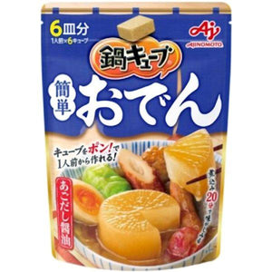 Ajinomoto Nabe Cube Hot Pot Dashi Stock Oden Soup Flavor 6 Cubes