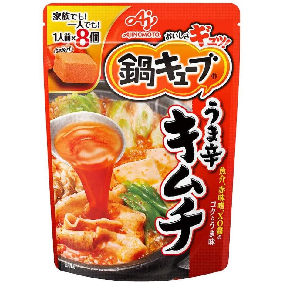 Ajinomoto Nabe Cube Hot Pot Dashi Stock Spicy Kimchi Flavour 8 Cubes