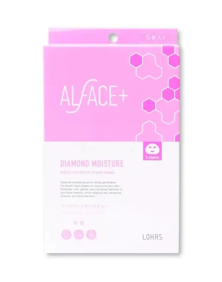 Alface Aqua Moisture Sheet Mask Diamond Moisture 5 - Sheet Box - Mask For Dry & Sensitive Skin