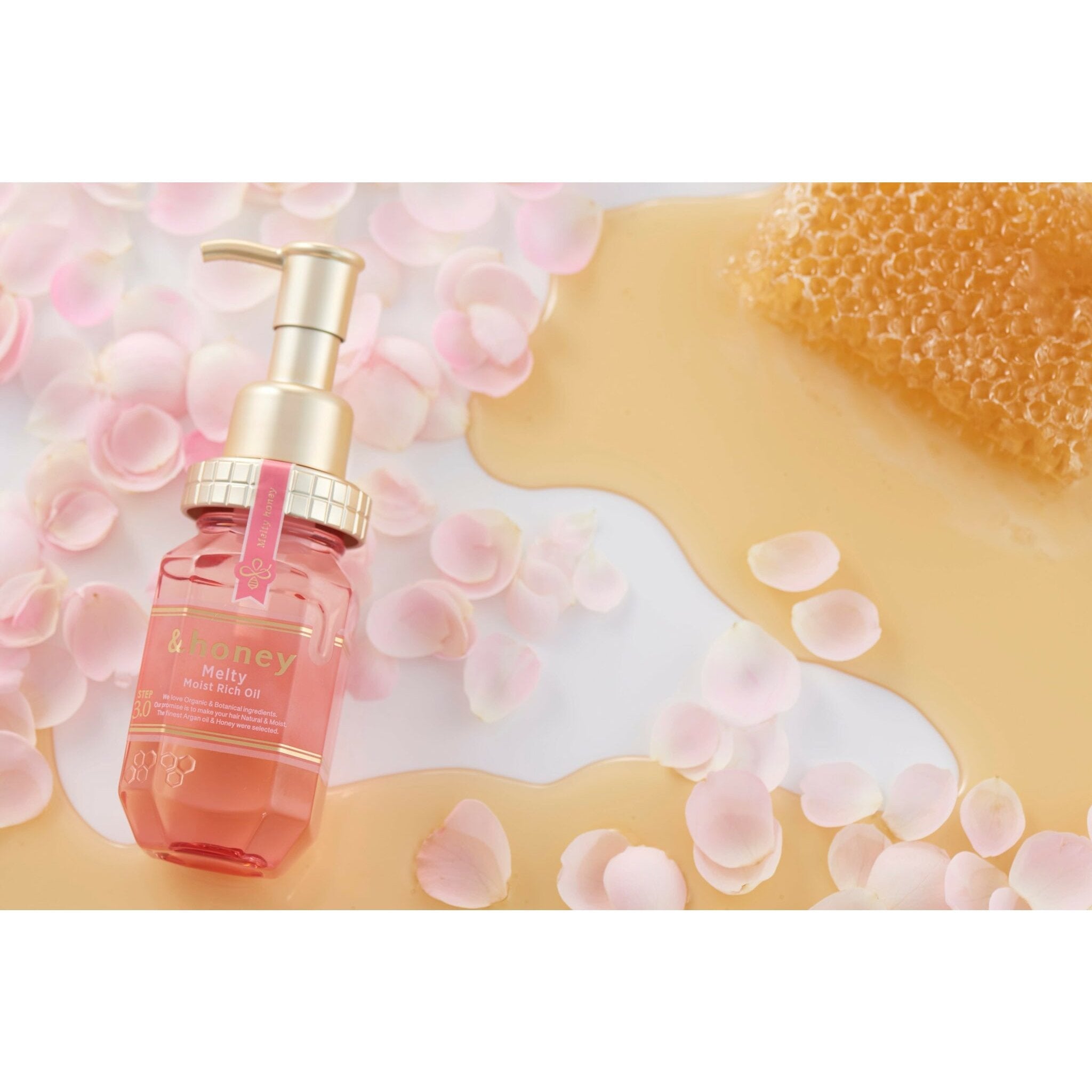 &honey Melty Moist Rich Hair Oil 3.0 Ultra Glossy Hair Treatment 100ml - YOYO JAPAN