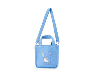 Sanrio Tuxedo Sam 2-Way Tote Bag, embroidered penguin design, ideal for daily use