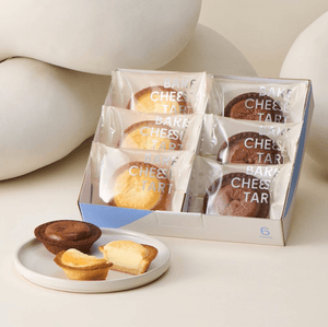 BAKE CHEESE TART (3 Cheeses and 3 Chocolate)