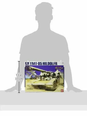 1/144 Bandai YMT-05 Hildolfr EX Gunpla Model Kit with waterslide decals, offering detailed customization for enthusiasts