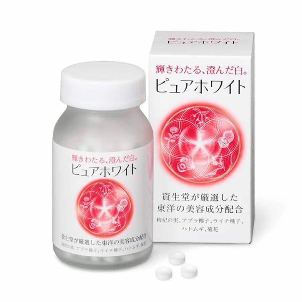 240 Tablets Shiseido Pure White, vitamin-enriched formula, designed for beauty well-being