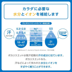 500ml Otsuka Pocari Sweat Ion Supply Drink, mild grapefruit flavor, designed for active lifestyles