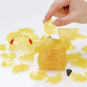 Beverly 3D Crystal Puzzle Cp3 - 022 Pokemon Pikachu (65 Pieces) Pikachu 3D Puzzle