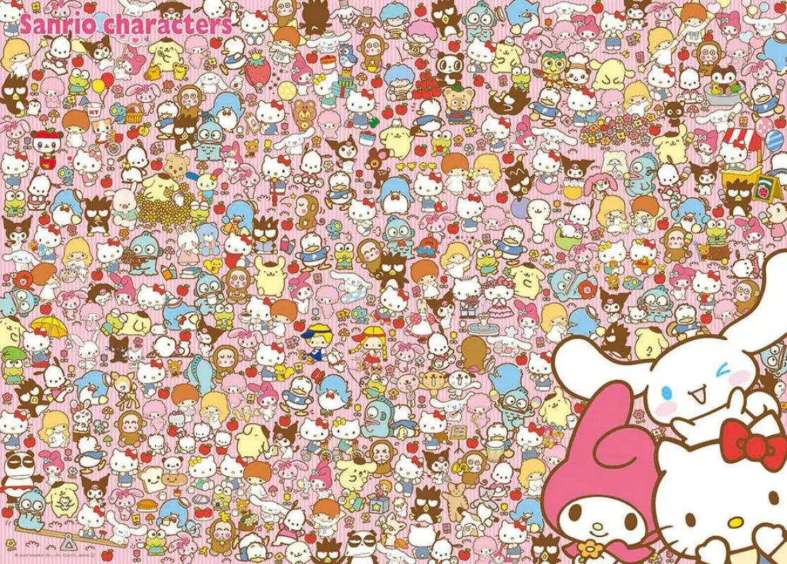 BEVERLY 66 - 221 Jigsaw Puzzle Sanrio Let'S Look For Our Favorite Sanrio Characters 600 Pieces