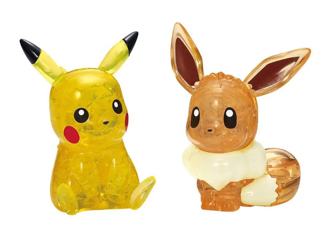 Beverly Crystal 3D Puzzle Pokemon Pikachu & Eievui (48 Pieces) Pokemon 3D