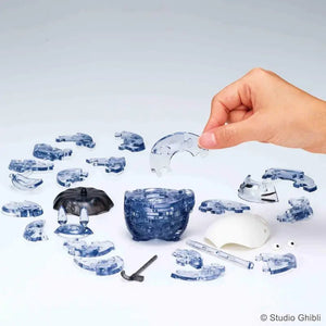 Beverly Crystal Puzzle Totoro Gray 42 Pieces Japanese 3D Puzzle Figure