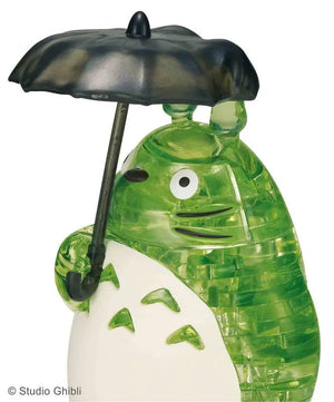 Beverly Crystal Puzzle Totoro Green 42 Pieces Japanese 3D Puzzle Figure