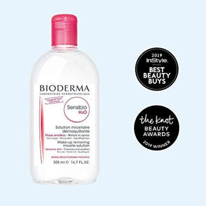 Bioderma Sensibio H2O Micellar Water Makeup Remover For Sensitive Skin 500ml - Makeup Removers