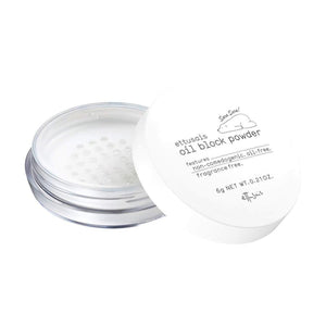 Ettusais Japanese Oil Block Pressed Powder 6g - Fragrance - Free and Oil - Free