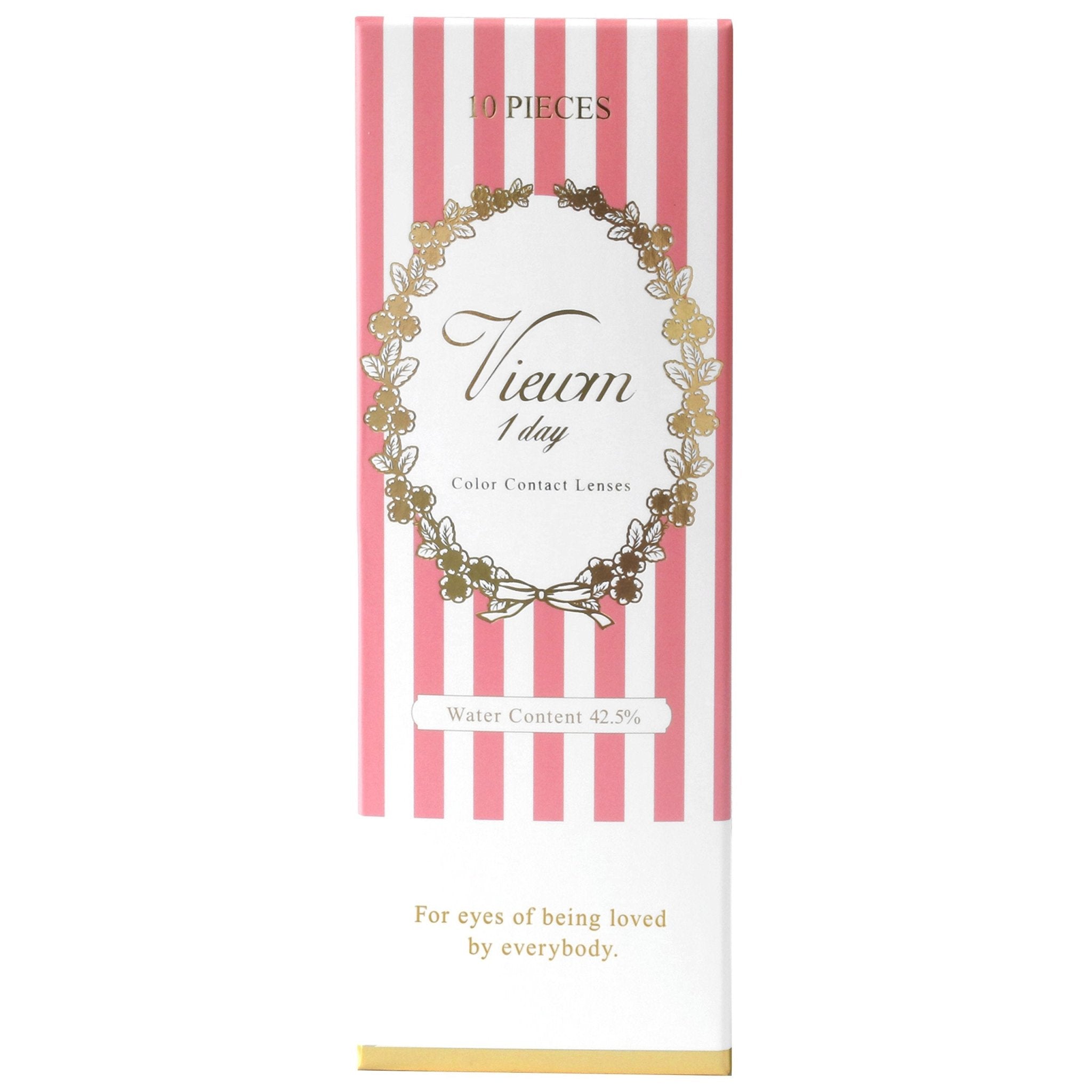 Bume Japan Viewm 1Day Charm Brown 3.75Mm 10 Pieces