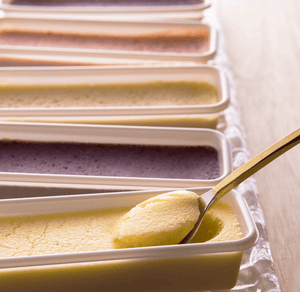 Assorted Hiroshima’s Fruits mini cheesecakes, gentle fruit flavor, designed for dessert lovers