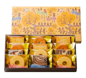 Ueno Shigetsudo Gateau Collection 12-piece cake assortment open box