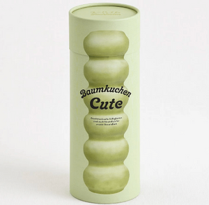Close-up of Uheim Baumkuchen Cute Matcha 14 Pieces featuring soft layered texture for sweet enjoyment