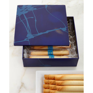 30 Pieces Yoku Moku Cigare Japanese Cigar Cookies, highlighted by buttery vanilla flavor, bringing elegance and delight to afternoon tea or gifting occasions