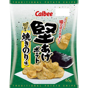 Calbee Kataage Nori Seaweed Crispy Potato Chips 65g (Box of 12)