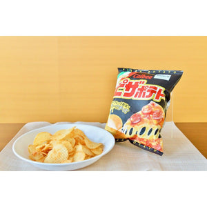 Calbee Pizza Potato Chips 60g (Box of 12 Bags)