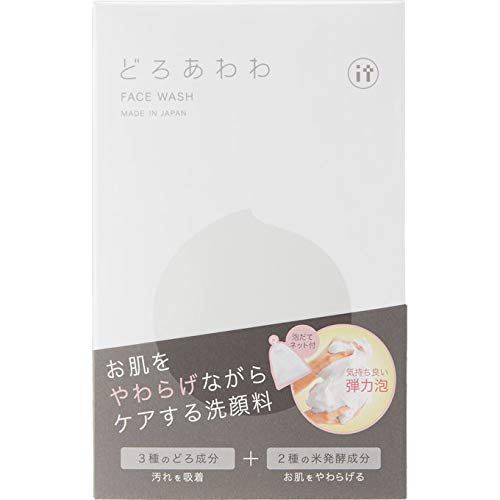 Mud Bubble Doroawa Face Wash 110G From Japan